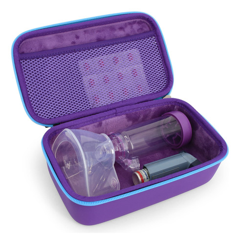 Casematix Funda De Viaje Para Inhalador De Asma Con Máscara