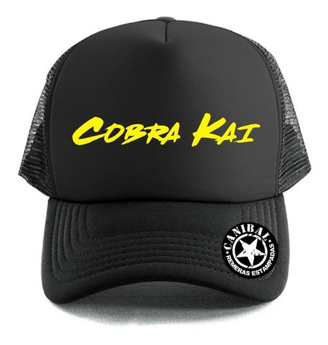 Gorras Trucker Cobra Kai Logo Remeras Canibal