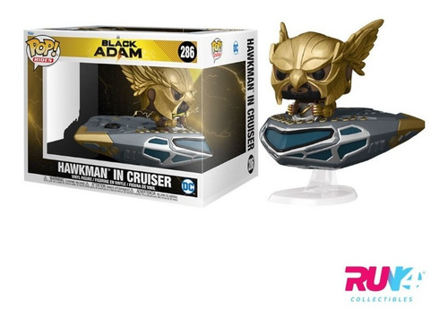 Funko Pop Ride : Black Adam - Hawkman In Cruiser #286