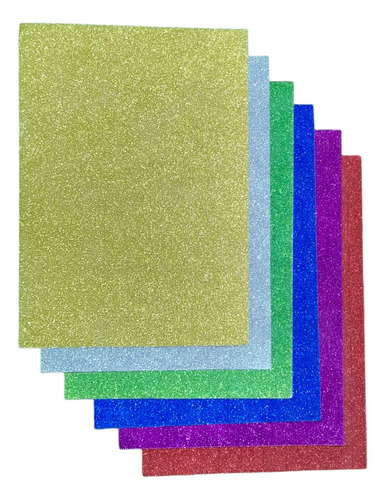 Cartón Microcristal 50x70 10 Pliegos Colores Surtidos