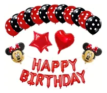 Comprar Globos Paquete Nª 23 De 16 Globos + Set Happy Birthday 