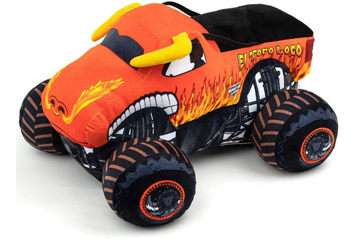 Monster Jam Peluche Relleno El Toro Loco Pillow Buddy S...