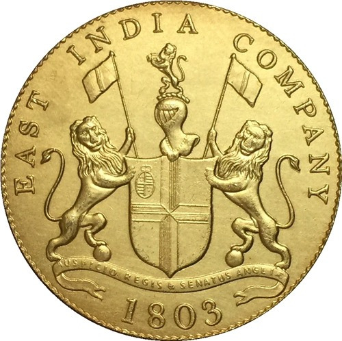 Moeda De Ouro India Britanica 1803 24 K