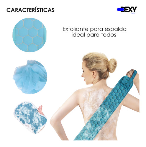 Kit De Baño Con Cepillo, Masaje Y Exfoliación Para Ducha