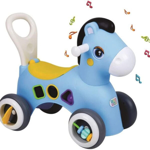 Imagen 4 de 6 de Correpasillo Caballito Montable Juego De Encastre Infantil