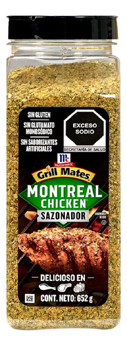 Sazonador Estilo Montreal Para Pollo 652 G, Mccormick
