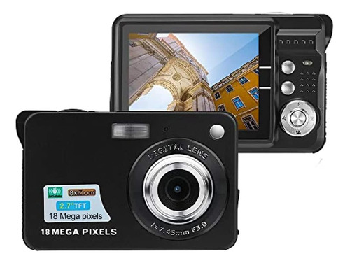 Camara Digital Megapixel 18 Mp Pantalla Lcd 2.7  Bateria Hd