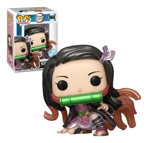 Funko Pop! Nezuko Kamado Metalico 68233 De La Coleccion Demon Slayer Anime Figura De Accion #868