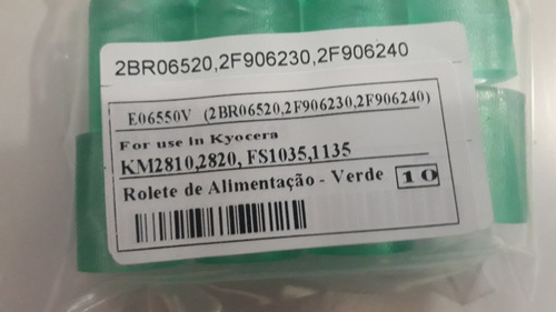 Kit 20 Rolete Alimentação Kyocera 2820/1370/3140/1135/2035 