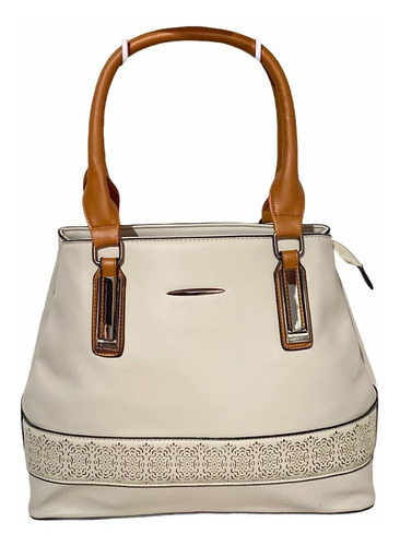 Bolsa Para Dama Beige Con Asa Camel Crisobella Premium