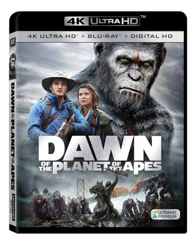 El Planeta De Los Simios Confrontación ( Dawn ) 4k + Blu-ray