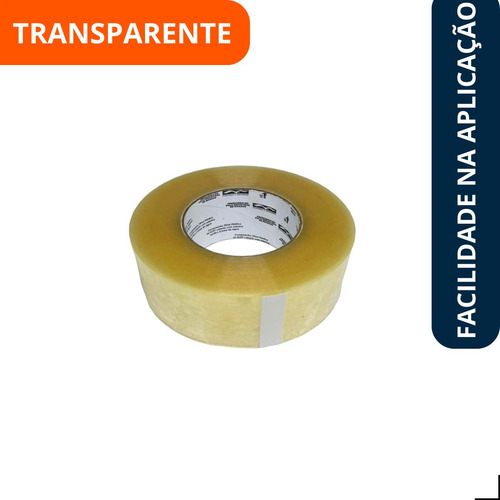 3 Fitas Adesiva 500 Metros Durex Embalar Caixa Correio Ecome