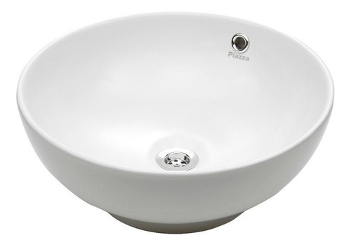 Imagen 1 de 1 de Bacha de baño de apoyar Piazza A013 blanco esmaltado  175mm de alto 430mm de diámetro