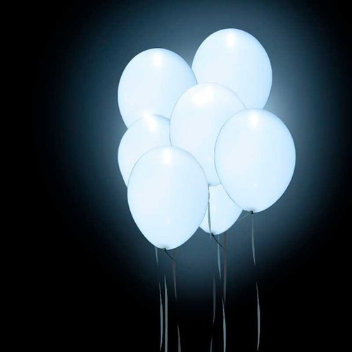 Imagen 8 de 10 de Globos Luminosos Led Pack X6 Cotillon Luminoso Combo Fiesta