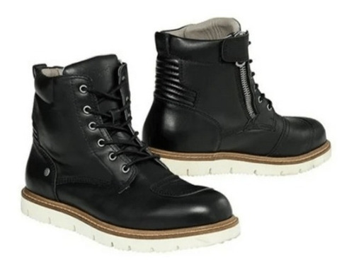 Botas Para Moto Casual Spidi X- Village Negro De Piel