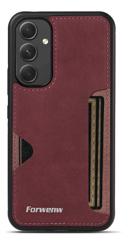 Funda De Piel Sintética Con Ranura For Tarjetas For Samsung Galaxy A12 A13 A14 A15 A16 A20 A30 A22 A23 A24 A25 A32 A33