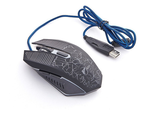 Mouse De Juego Gaming Ditron Rgb Led Negro G 4000dpi