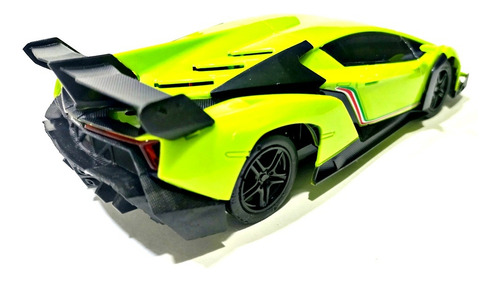 Auto Lamborghini Veneno 1:24 Radio Control Remoto Color Verde