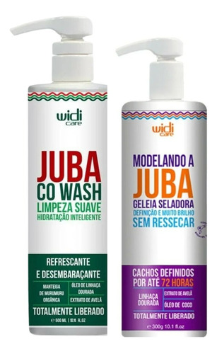 Kit Widi Care Juba Co Wash 500ml E Geleia Modeladora 300g