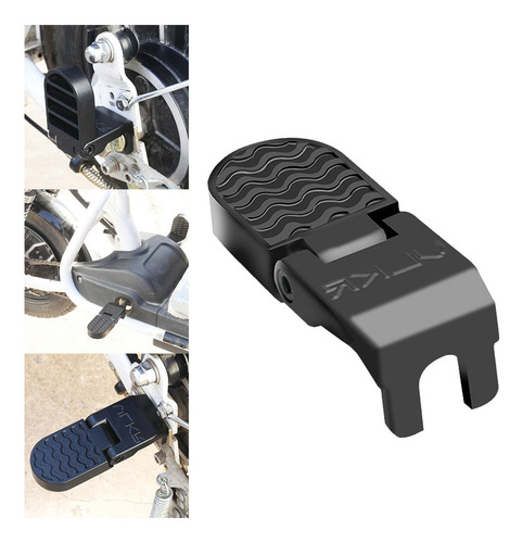 2 Reposapiés De Bicicleta Ligeros Con Clavija De 15 Mm