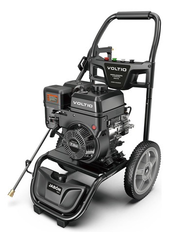 Hidrolavadora a Gasolina Potencia de 2600 W con Motor de 7.0 Caballos de Fuerza y Frecuencia de 3400 RPM Bomba de Aluminio Fácil Transporte Voltio