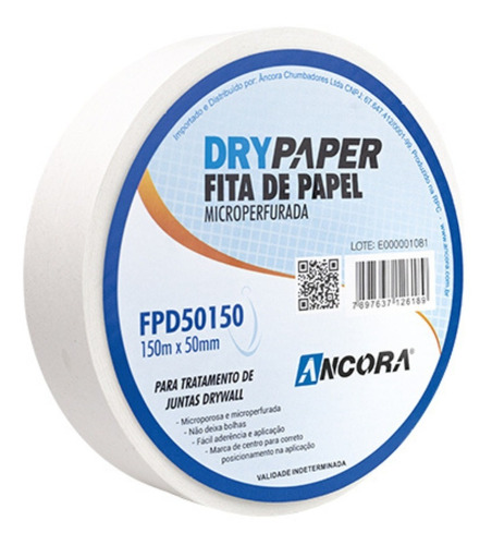 Fita De Papel Drypaper Microperfurada 50x150m Ancora