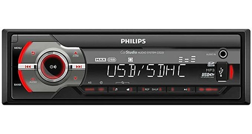 Philips Audio Para Coche 1 Din Am/fm/usb/aux Estéreo Con 5.