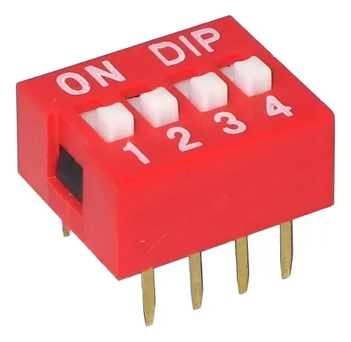 Dip switch 4 pines