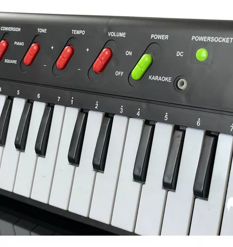 Teclado Infantil Casio SA-46AH2 32 Teclas Verde e Preto - Look Music  Instrumentos Musicais