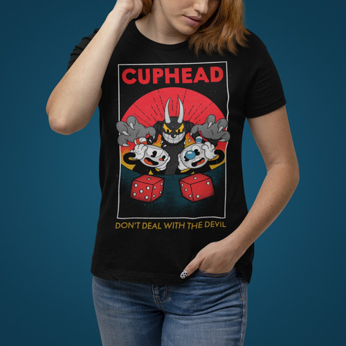 Camiseta Camiseta Cuphead And Mugman N2