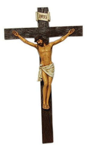 Placa De Pared Grande De 30  De Alto Crucifijo Cristo Jesús 