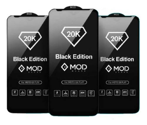 Mica De Vidrio Premium Black Edition 20k Para Samsung A35