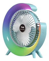 Comprar Mini Ventilador De Escritorio Recargable Portátil Con Led Cantidad De Aspas 3 Estructura Multicolor Aspas Blanco Diámetro 23.5 Cm Frecuencia 50hz\u002F60hz Material De Las Aspas Abs