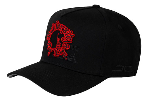 Gorra Jc Hats Coleccion University Of Life Original Negro Curva Único Lisa