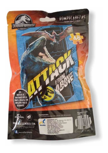 Rompecabezas Bolsa Foil Jurassic World 2