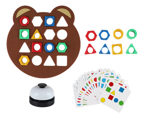 Juego De Mesa De Aprendizaje De Colores Juego De Con Campana