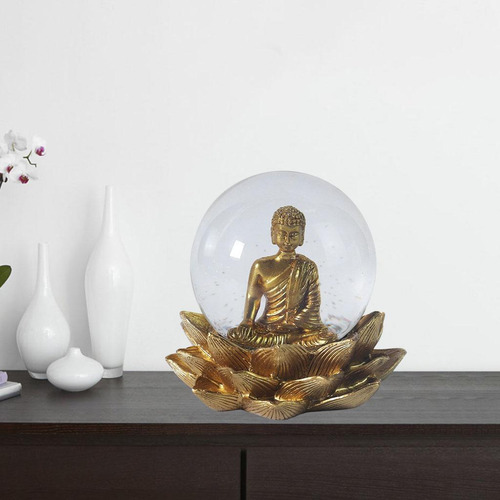 2x Estatua De Buda Figuritas Brillantes Escultura Yoga