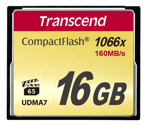 Transcend 16gb Compactflash Tarjeta Memoria 1000x