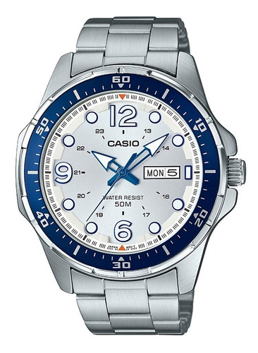 Relógio De Luxo Casio Analógico Aço Inoxidável Importado Eua