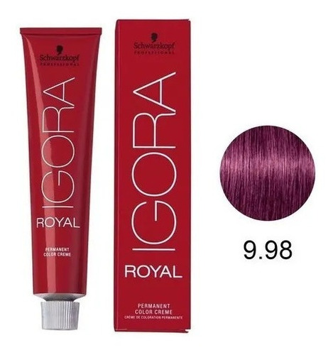 Tintura Coloracion Igora Royal Tono 9.98 Schwarzkopf 60g