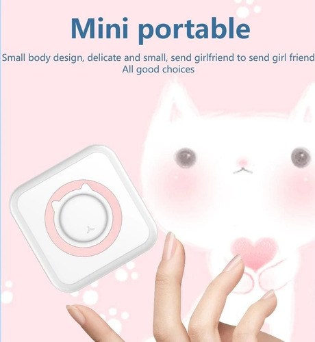 Impresora Térmica Mini Printer Portátil Inalámbrica