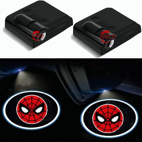 2 Pzas Para Avengers Luces De Puerta De Coche Logo Proyector