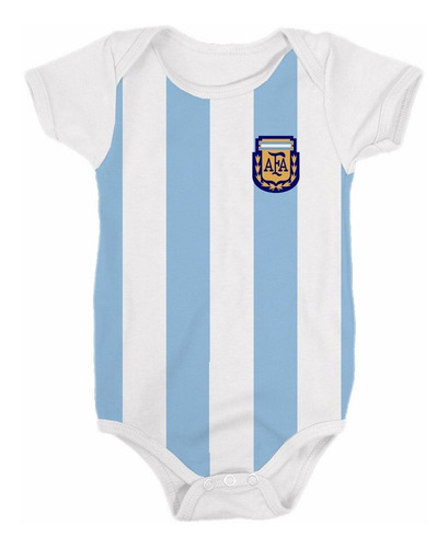  Body Bebe Argentina Retro Personalizado Mas Camiseta 