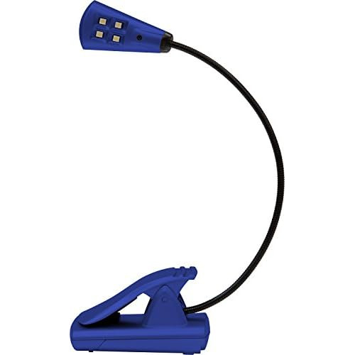 Ubl014rbe Linterna De Libro De 4 Led Clip De Largo Alca...