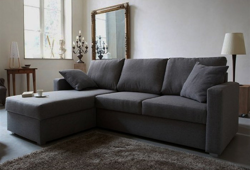 Sillon Sofa Esquinero Rinconero 3 Cuerpos Chenille Premium