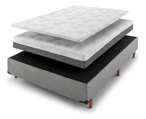 Pillow Top Firme De Espuma D33 | Casal | Sdb Colchões