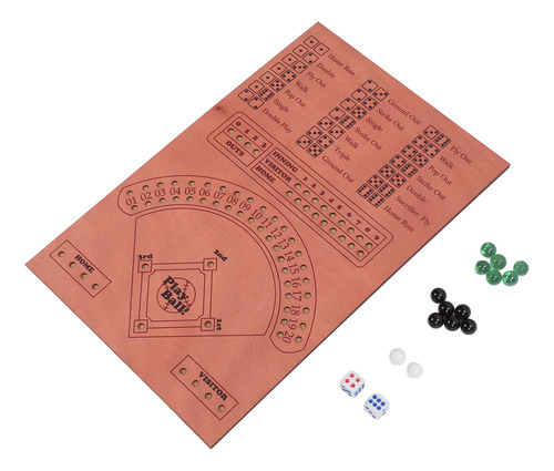 Simulador De Juego De Mesa De Dados De Béisbol De Madera