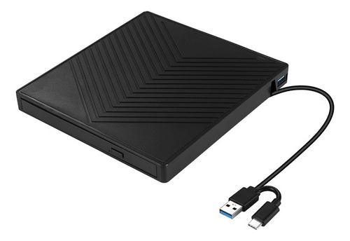 Grabadora De Dvd Rw Cd Externa Delgada 6 En 1 Usb 3.0/-c