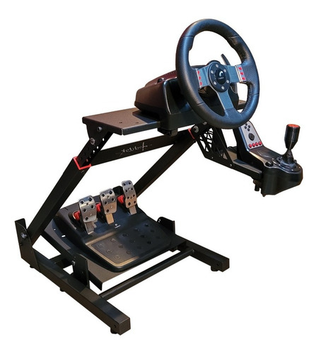 Imagen 1 de 7 de Soporte Para Volante Logitech Regulable Jaditek Racer X