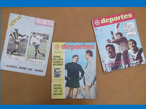 Revistas Deportes 1970- Fútbol, Peñarol,nacional,bella Vista